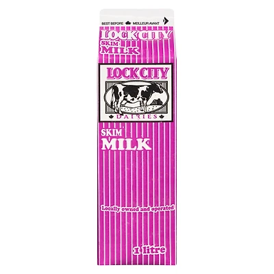 Lock City Dairies, 1L de Lait Ecrémé 1L de Lait Ecrémé