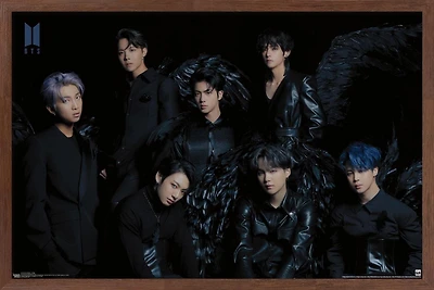 BTS - MOS7 - Wings Wall Poster, 14.725" x 22.375" Framed