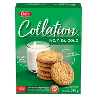 Breaktime biscuits à la noix de coco 250g, Dare Foods, fabriqué au Canada, sans arachides 250g