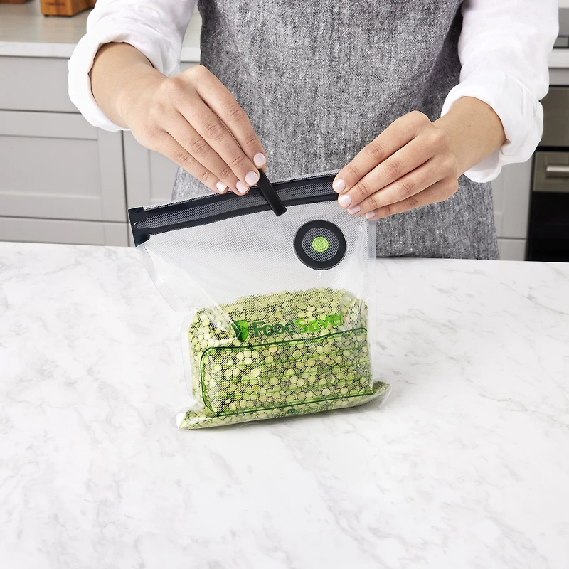 Sacs à glissière réutilisables Foodsaver, 3,78 L (1 gal), 8 unités 8 unités