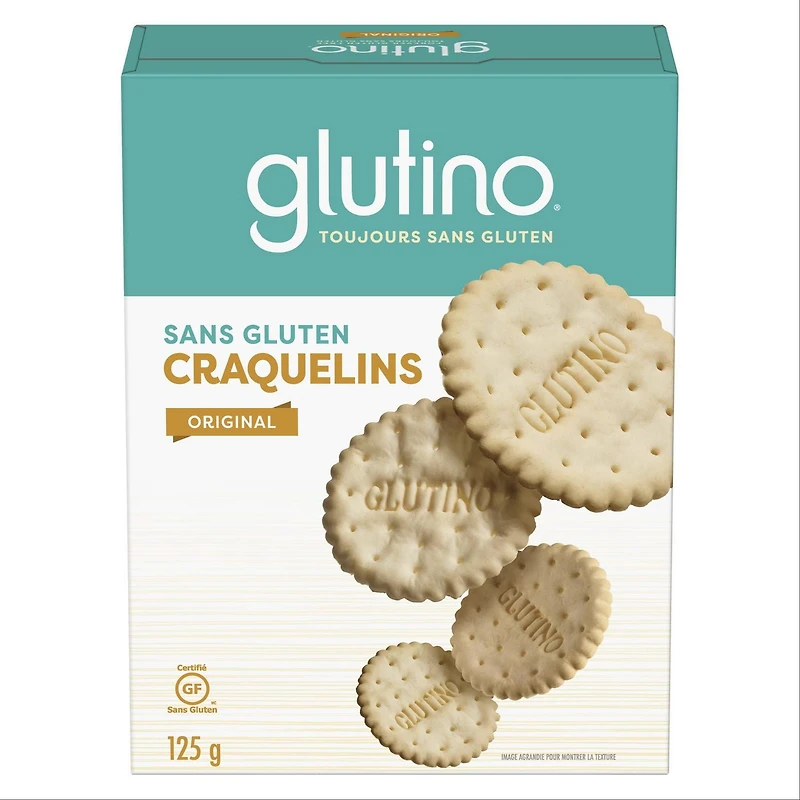 Craquelins originaux sans gluten Glutino - 125 g (1 x 125 g)