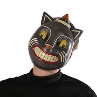 Vintage Black Cat Mask for Adults, Plastic, Unisex, Halloween Costume Accessory for Adults, by Way to Celebrate