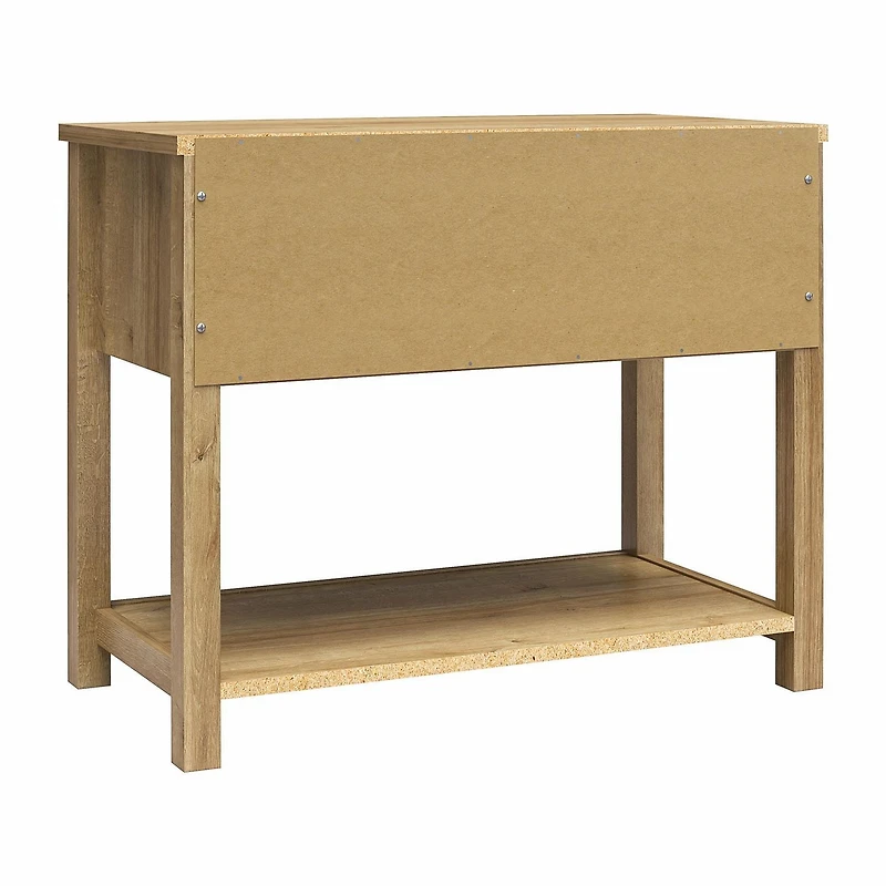 Mr. Kate Primrose Wide 1 Drawer Nightstand with Open Shelf, Natural