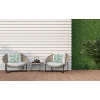 April Outdoor Waterproof Cushion Leaves 18 X 18 - Set of 2