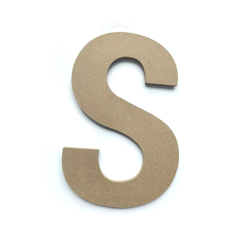 Lettre S en bois du décor Lerman Lettre S en bois