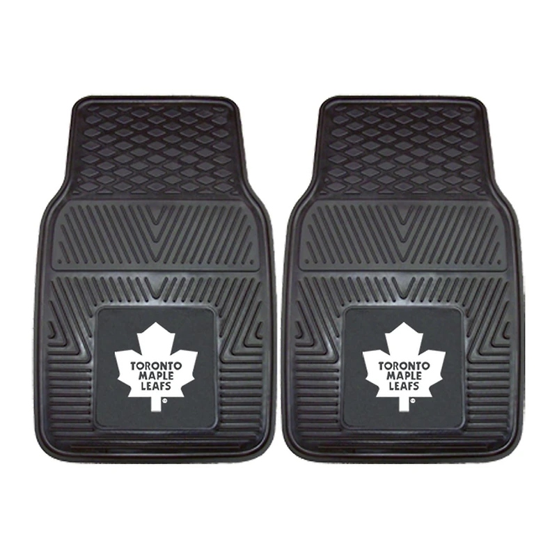 FanMats NHL Toronto Maple Leafs Vinyl Car Mat– Set of 2