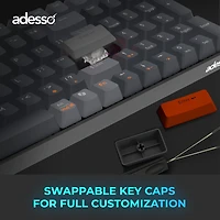 Clavier mécanique compact RGB Multi-OS Adesso EasyTouch 1200 avec CoPilot AI