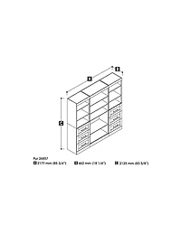 Bestar Pur 86“ Closet organizer