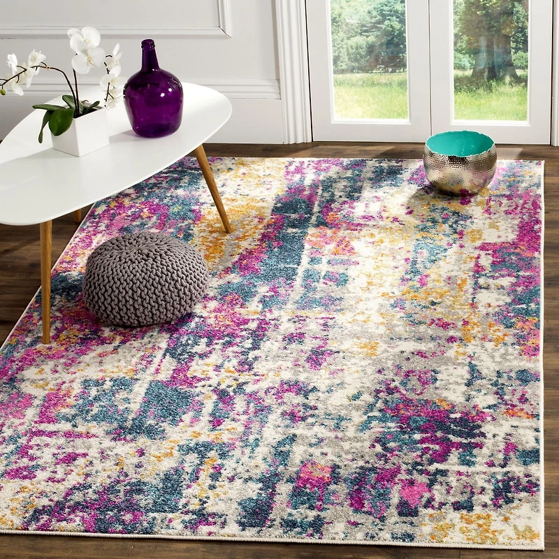 SAFAVIEH Madison Ivory Tapis Abstrait