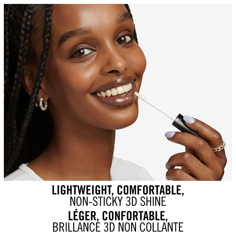 Rimmel Oh My Gloss! Lip Gloss, High-shine, Lip-hugging wand, 100% Cruelty-Free, Long-lasting 3-D shine