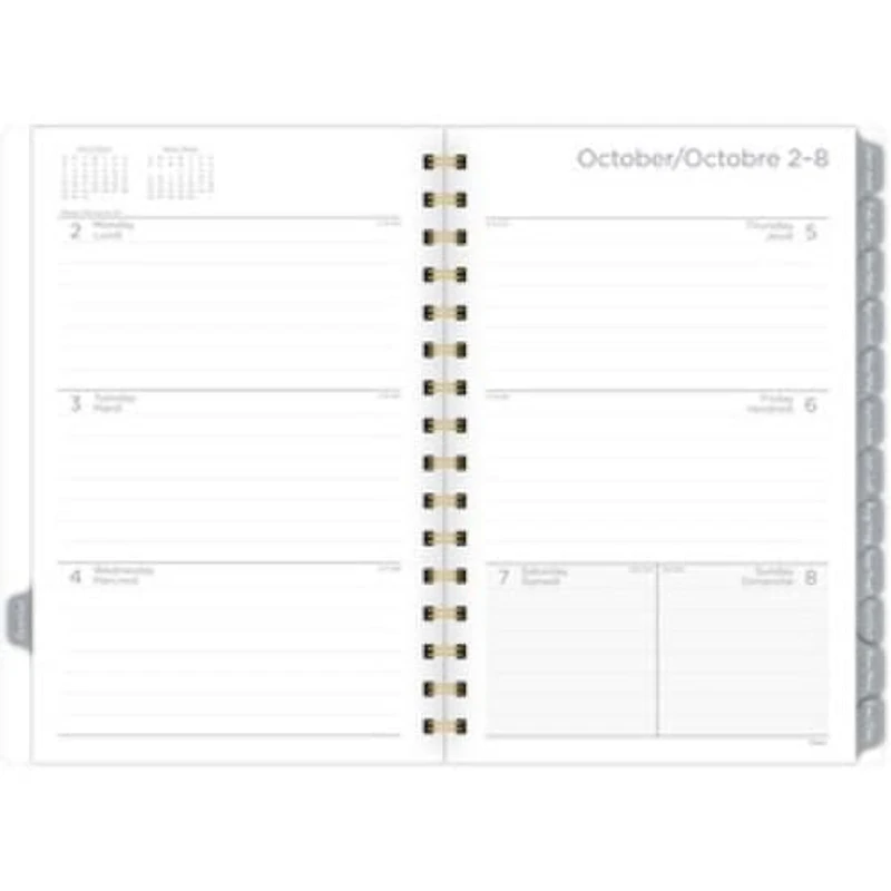 Mead Small Natural Desert Lines 2024 Weekly/Monthly Planner