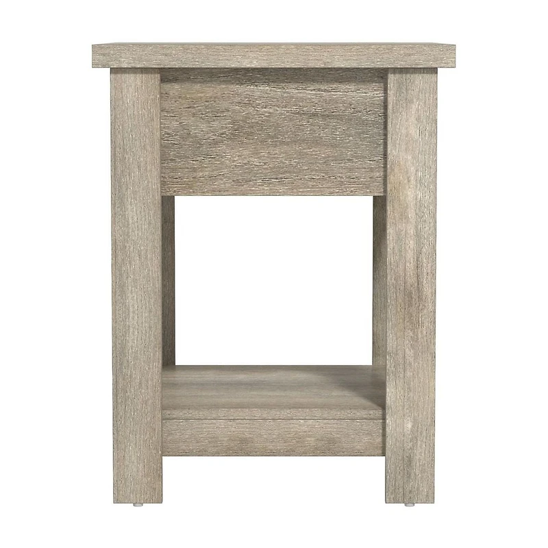 Hillsdale Coover Table d'appoint en bois avec 1 tiroir