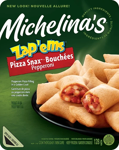 Michelina's Pizza Snax, 128g, Pizza Snax Pepperoni