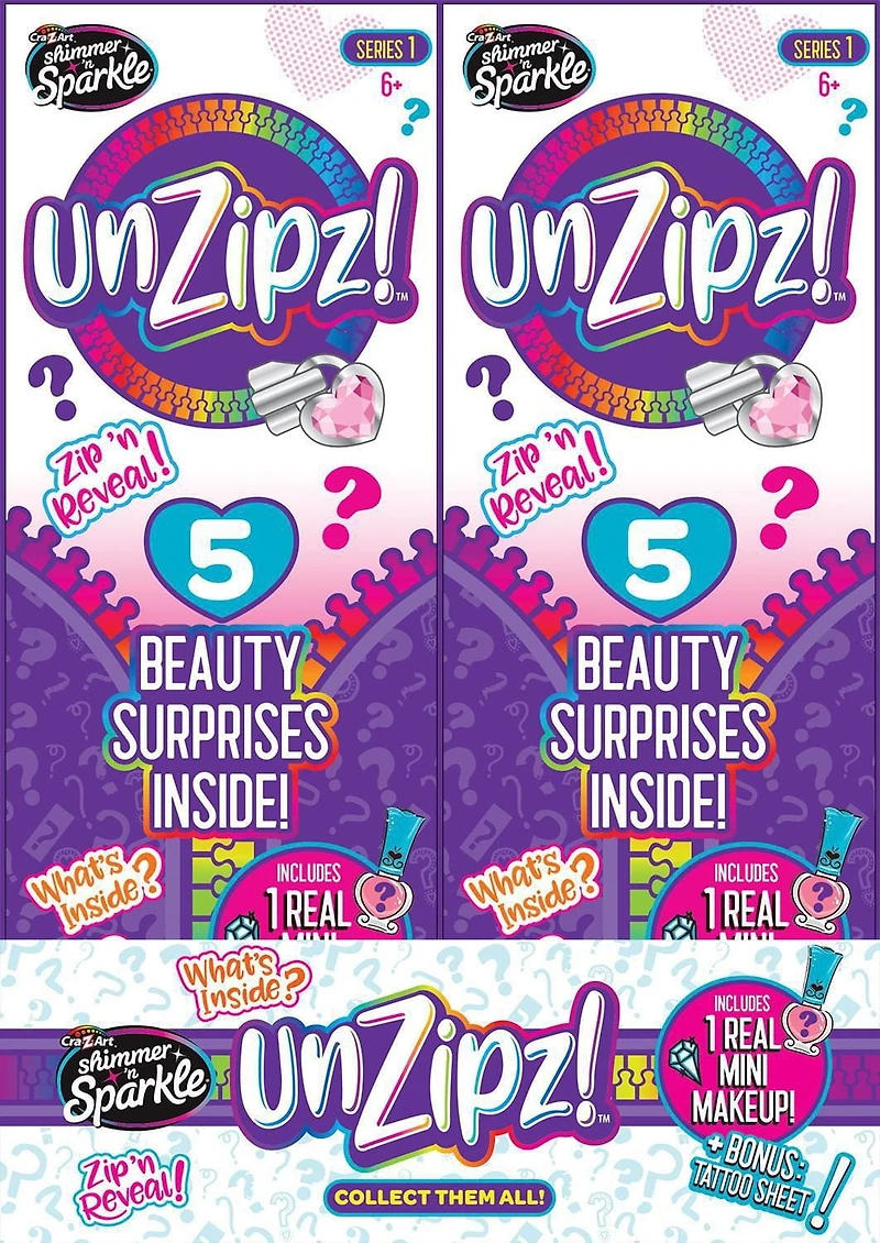UnZipz! Surprises Beauté Maquillage