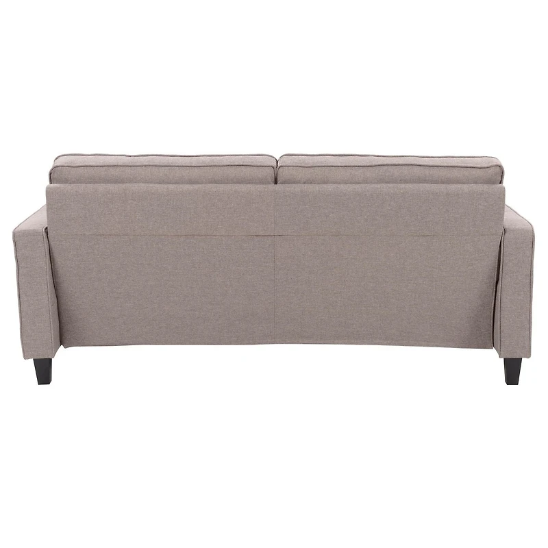 Georgia Linen-Like Fabric Three Seater Sofa
