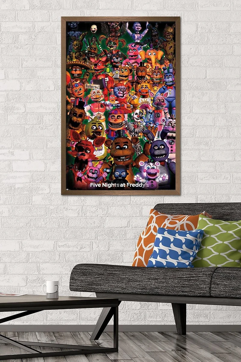 Five Nights at Freddy's - Ultimate Group Wall Poster, 22.375" x 34"
