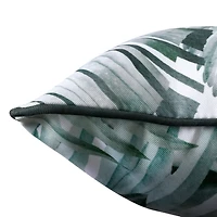 Ensemble de 2 coussins décoratifs d'intérieur/extérieur à vert
