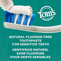 Tom’s of Maine PureActiv Sensibilité + Blanchiment, Menthe Apaisante Sans Fluorure Tom’s of Maine Dentifrice
