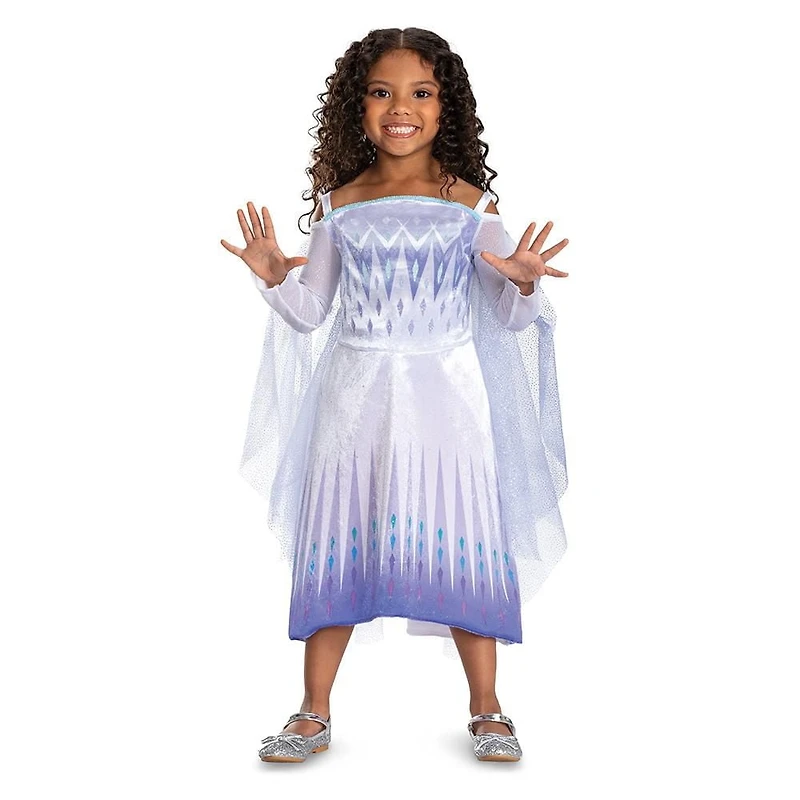 Child Girls Frozen 2 Snow Queen Elsa Classic Costume