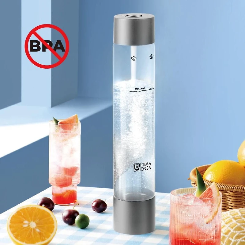 Machine à soda Ultima Cosa Presto Frizzante - Argent
