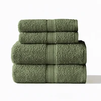 Mainstays 4pk Bundle Set - 2 Hand Towels, 2 Bath Towels, Towel Bundle Set - Measuring 27x52'' & 16x26''