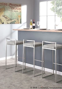 Tabouret de bar contemporain Fuji, de LumiSource
