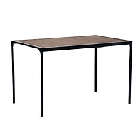 Homy Casa Table de Salle à Manger Rectangulaire de 47 po, Table de Cuisine Moderne Style Industriel, Marron Espresso