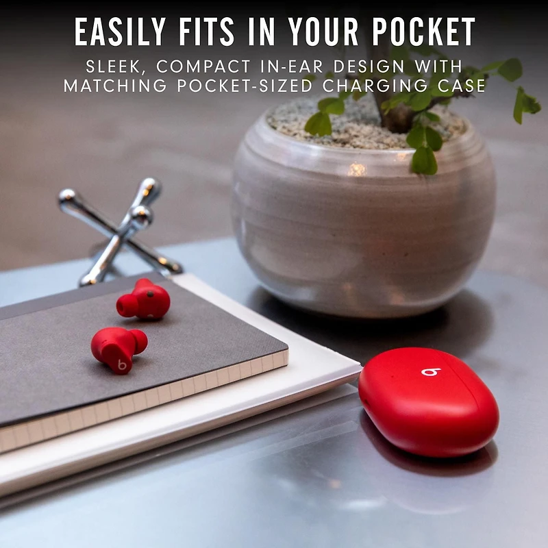 Beats Studio Buds– Écouteurs sans fil – annulation active du bruit, cote IPX4, écouteurs résistants à la transpiration, compatibles avec Apple et Android, Bluetooth de classe 1, microphone intégré, 8h Écouteurs entièrement sans fil avec annulation du bruit