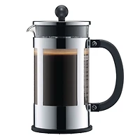 Bodum Kenya Cafetière à piston, acier inox 8 tasses, 1.0L, 34 oz