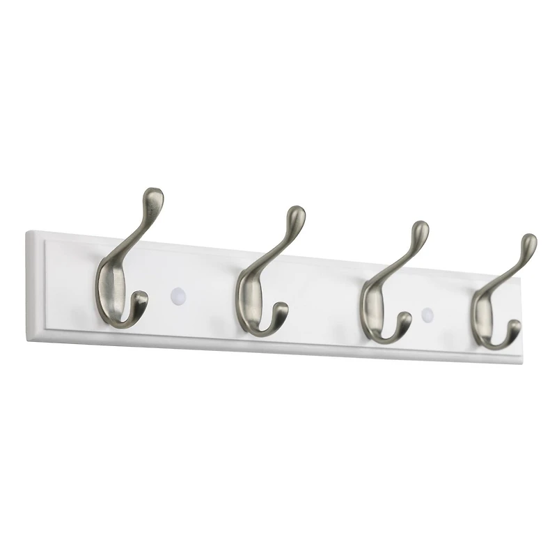 Era Classic 4 Hook Rail White