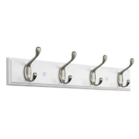 Era Classic 4 Hook Rail White