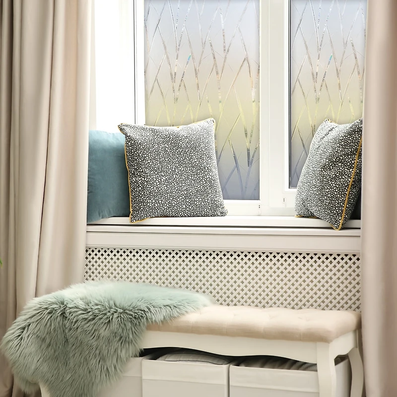 RoomMates Studio Clear Bamboo Privacy Window Film