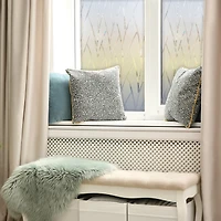 RoomMates Studio Clear Bamboo Privacy Window Film