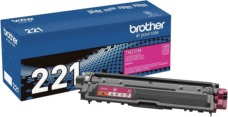 Brother TN221M Toner Cartridge - Magenta