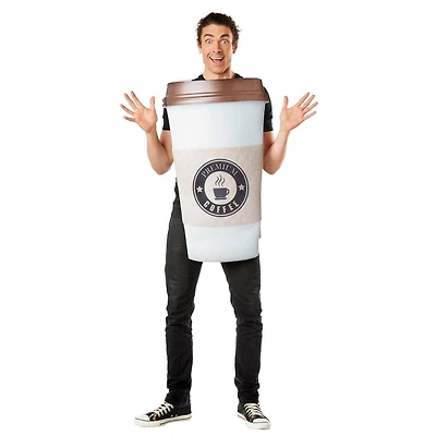 ibobby Adult Size Hot Coffee Fun Halloween Costume