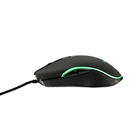 blackweb Wired RGB Illuminating and Programmable Gaming Mouse (Rich Black), Breathing Light Effect