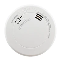 First Alert RC700VA détecteur mince alimenté par batterie de fumée et de monoxyde de carbone avec l’endroit de voix et la sonde photoélectrique