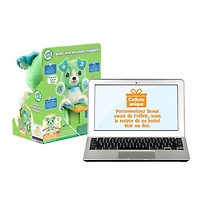 LeapFrog Scout, mon ami pattes magiques - Chiot en peluche personnalisé - Version française 6+ Mois