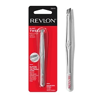 Pince à épiler à bouts obliques Revlon, outil d’épilation polyvalent de haute précision, fabriqué en acier inoxydable de grande qualité POINTE TWZ SLT 0,031 lb