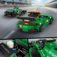 LEGO Speed Champions Aston Martin Safety Car & AMR23 - Racing Car Toy Set with 2 Minifigures - Birthday Gift Idea - 76925