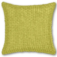 Fabstyles Chenille Basket Weave Polyester Cushion with Poly-Insert Decorative Accent Cushion for Sofa Couch Bedroom Living Room18 X 18 with Zipper