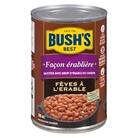 Boîte de fèves à l’érable Best de BUSH'S de façon érablière 398 ml