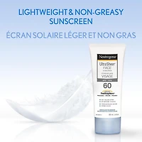 Neutrogena Face Sunscreen Lotion SPF 60, Ultra Sheer