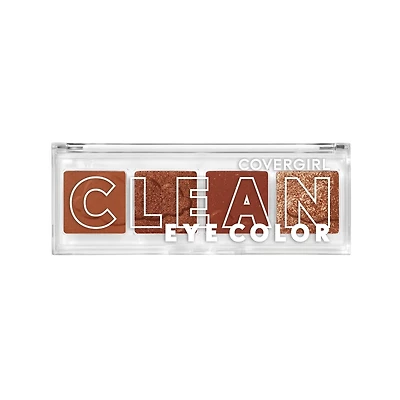 COVERGIRL Clean Eye Color, Clean and vegan formula without talc, mineral oil, paraben and fragrance, highly pigmented eyeshadow, 100% Cruelty-Free, Clean eyeshadow