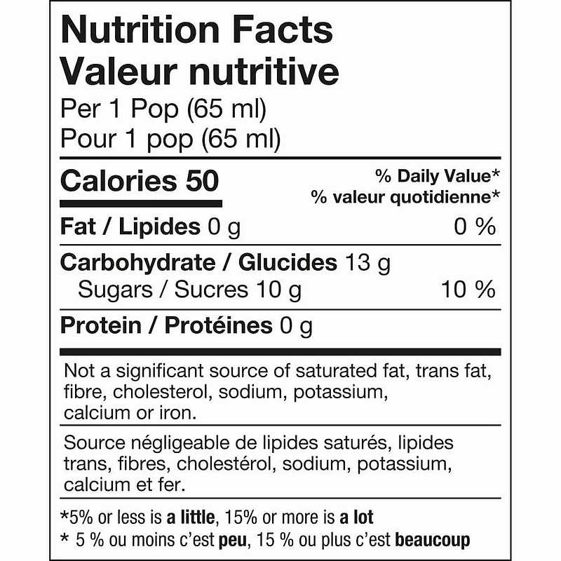 Pops glacés LIFESAVERS assortis 24 x 65 ml