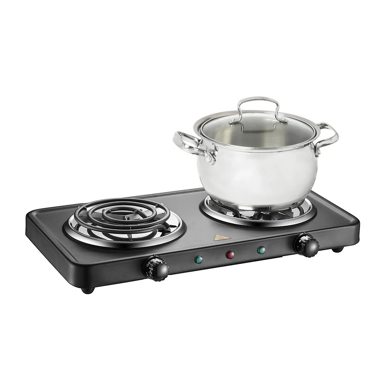 Salton Portable Cooktop Double, 1800W, HP1941