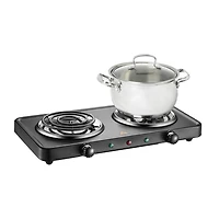 Salton Portable Cooktop Double, 1800W, HP1941