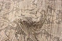 ECARPETGALLERY Tapis Fait à la Main pour Salon, Salle à Manger et Chambre à Coucher Transitionnel Collection Collage 4'6" x 6'6" en Gris