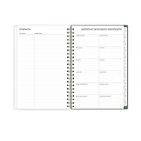 Agenda hebdomadaire/mensuel 2024, 5 po x 8 po, Blue Sky, Monroe Light