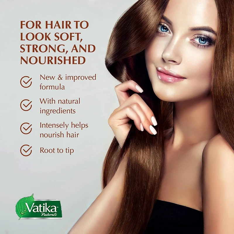 Huile de cheveux enrichie à la noix de coco Vatika de Dabur Volume et épaisseur
